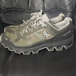 On Running Men's Olive and Gray Athletic Shoes
